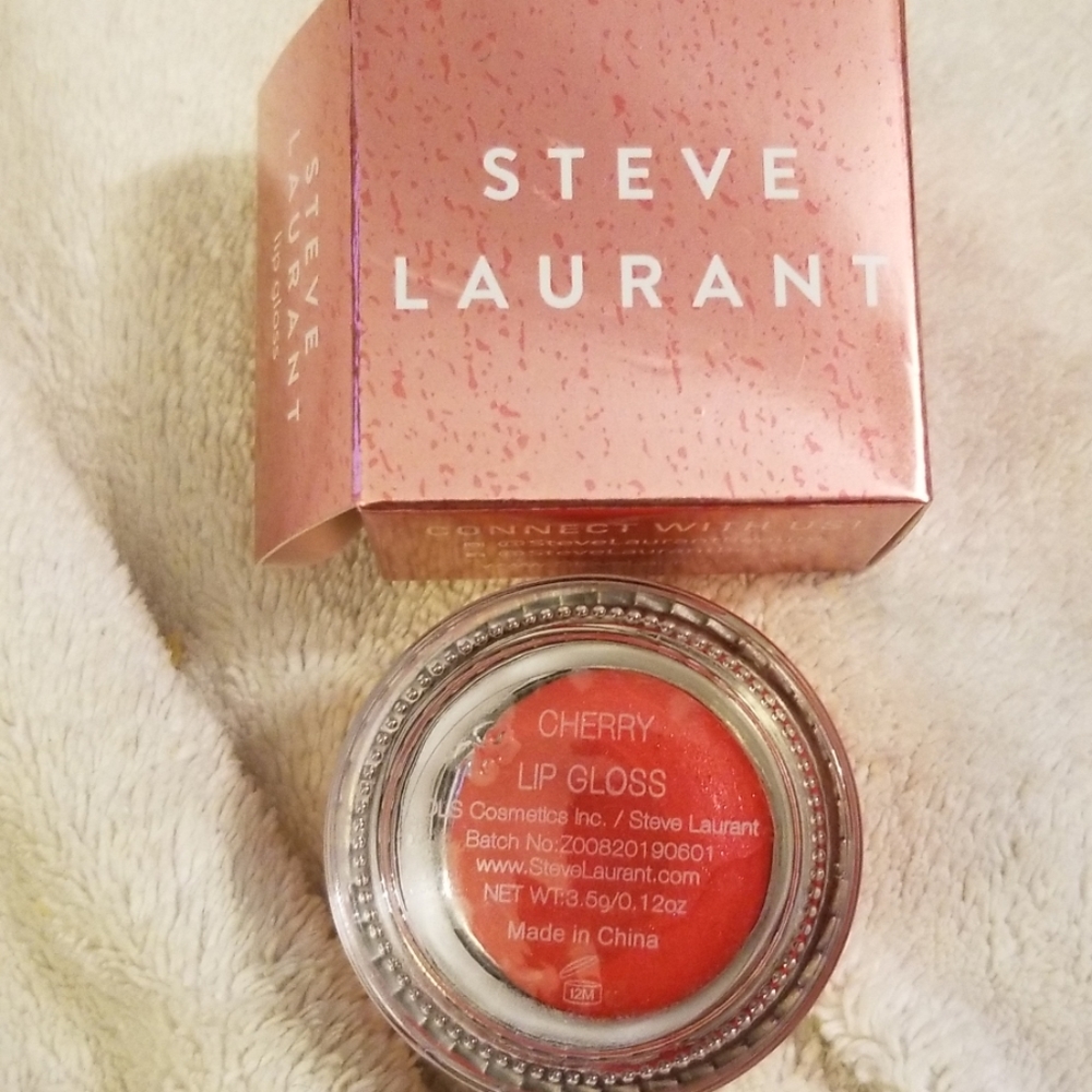 4/25 bundle item. Steve Laurent lip gloss in Cherry